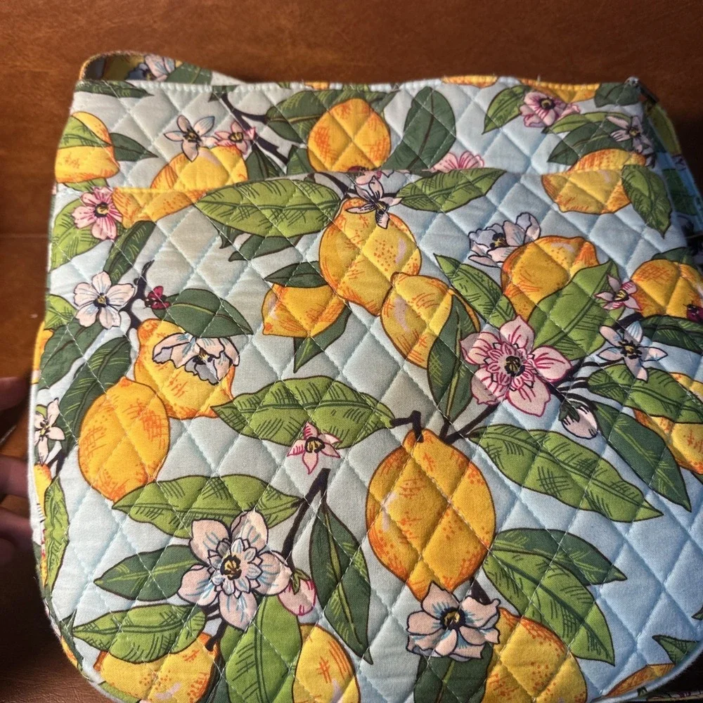 Vera Bradley Trio Zip Hipster Purse Handbag LEMON GROVE Cross Body
